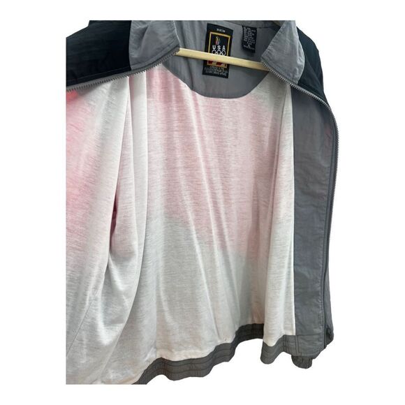 Men’s Vintage Throwback JcPenney Olympics Full Zip Nylon Windbreaker Jacket xl - Picture 5 of 11